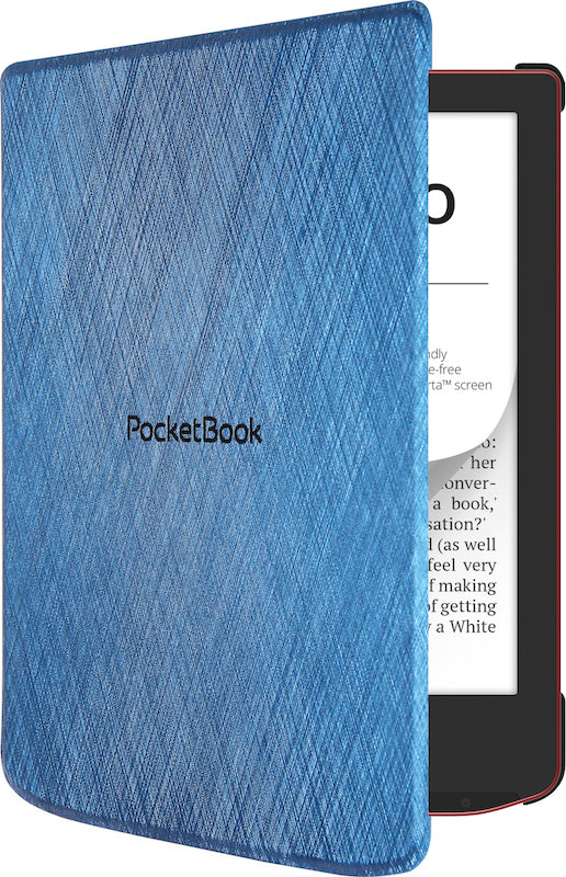 thumbnail image 2 of PocketBook Verse/Verse Pro Cover In White With Blue Flowers 2 of 11