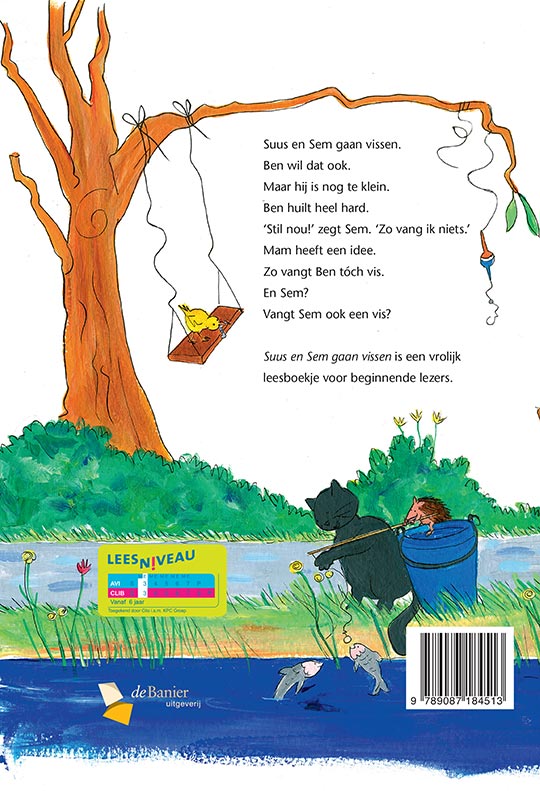 Suus en Sem gaan vissen
