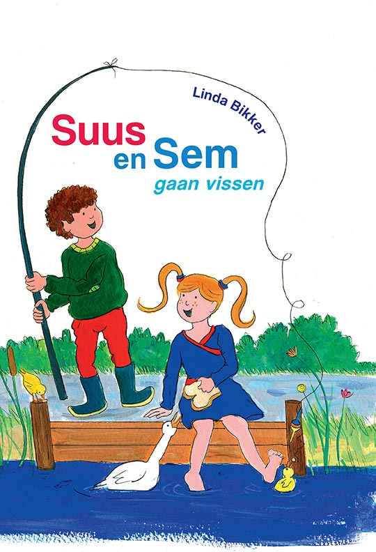Suus en Sem gaan vissen
