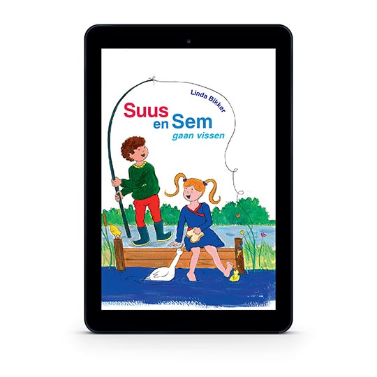 Suus en Sem gaan vissen