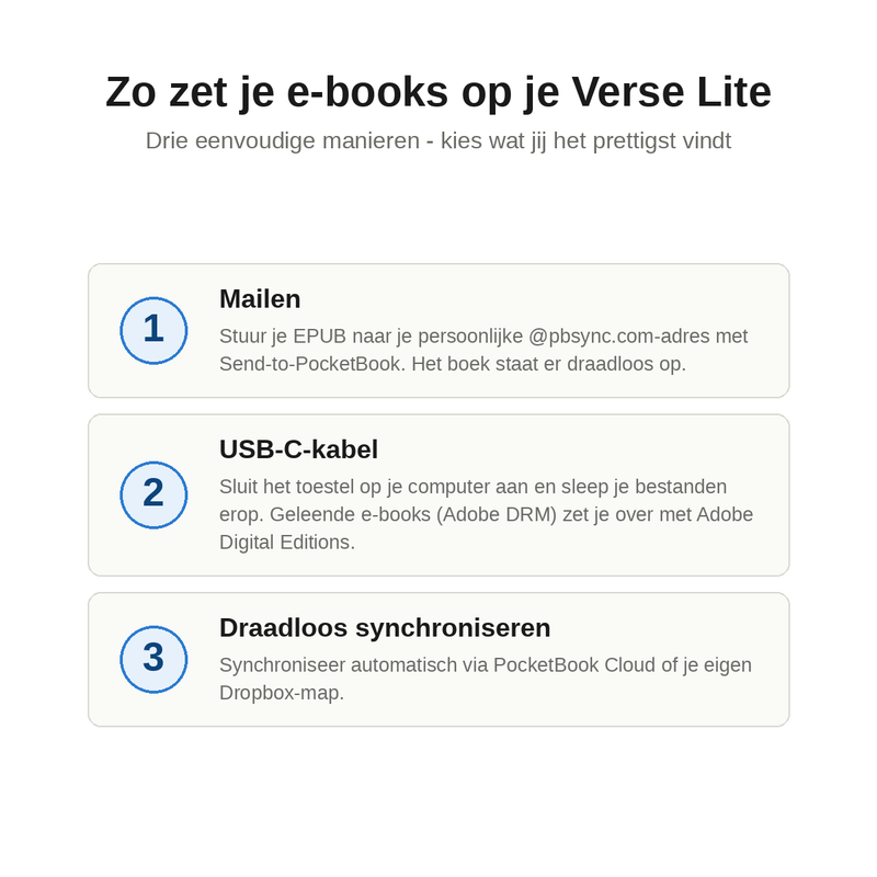 Je boeken er zo op
