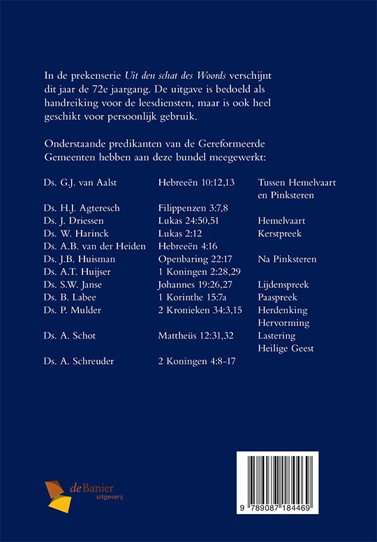 Uit den schat des Woords, 72e jaargang