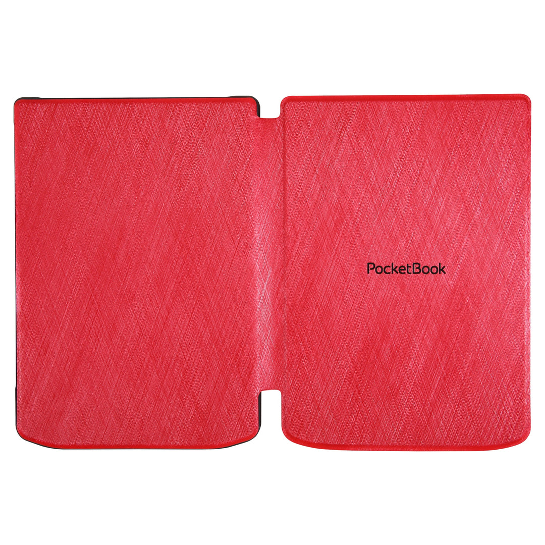 PocketBook Verse - Bright Blue met rood hoesje