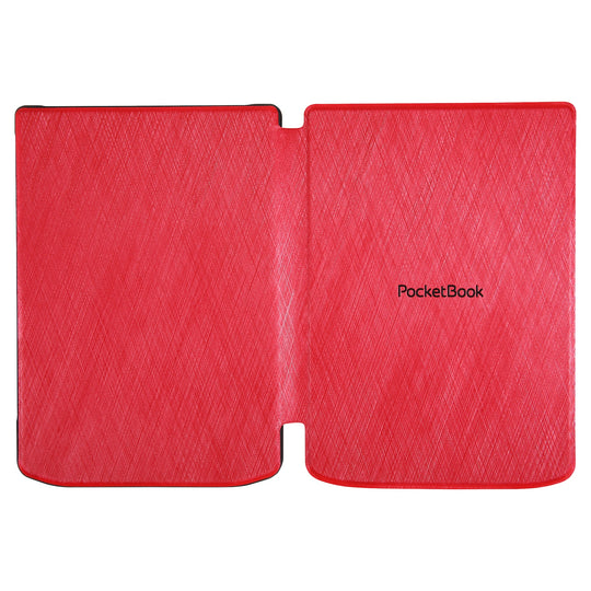 PocketBook Verse - Bright Blue met rood hoesje