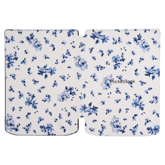 PocketBook Verse - Bright Blue met bloemen hoesje