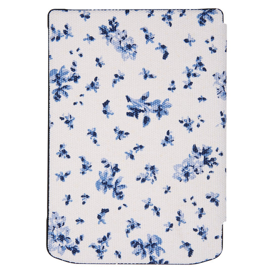 PocketBook Verse - Bright Blue met bloemen hoesje