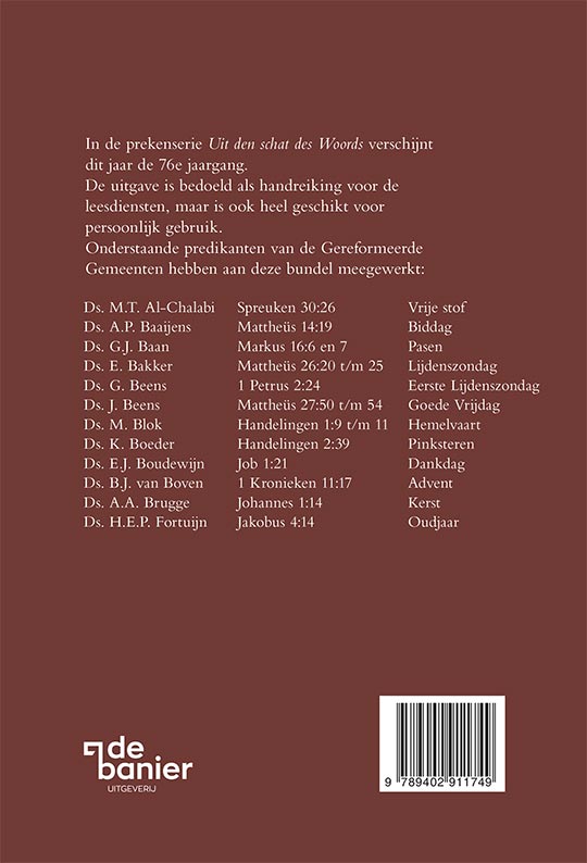 Uit den schat des Woords, 76e jaargang