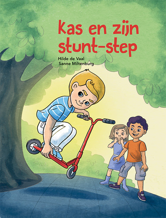 Kas en zijn stunt-step
