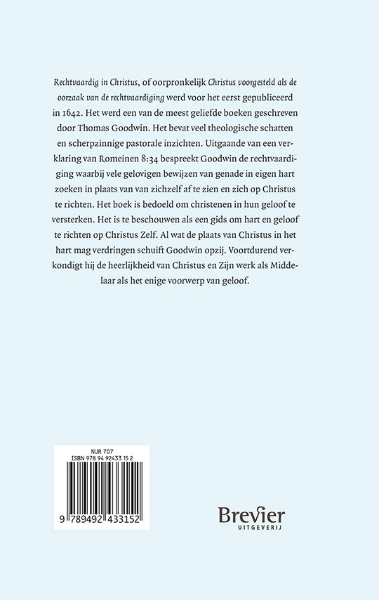 Rechtvaardig in Christus