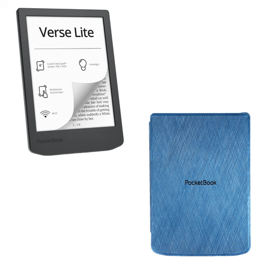 PocketBook Verse Lite met blauw hoesje