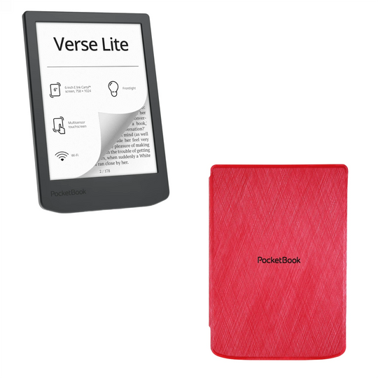 PocketBook Verse Lite met rood hoesje