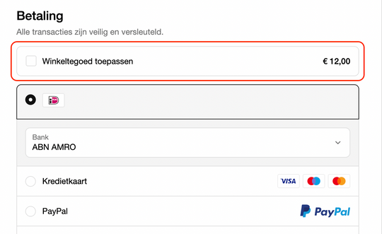 Winkeltegoed