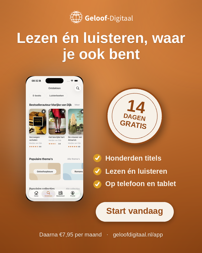 In de app